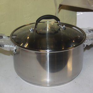 NEW Parini 2 handle Pot with Lid 10 inches
